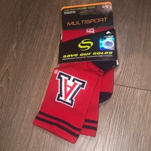 Arizona Wildcats Crew Socks L/XL NWT Performance